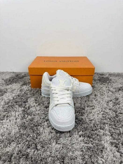 Adidasi LV Trainer Alb - Adidasi Fete Baieti Full Box