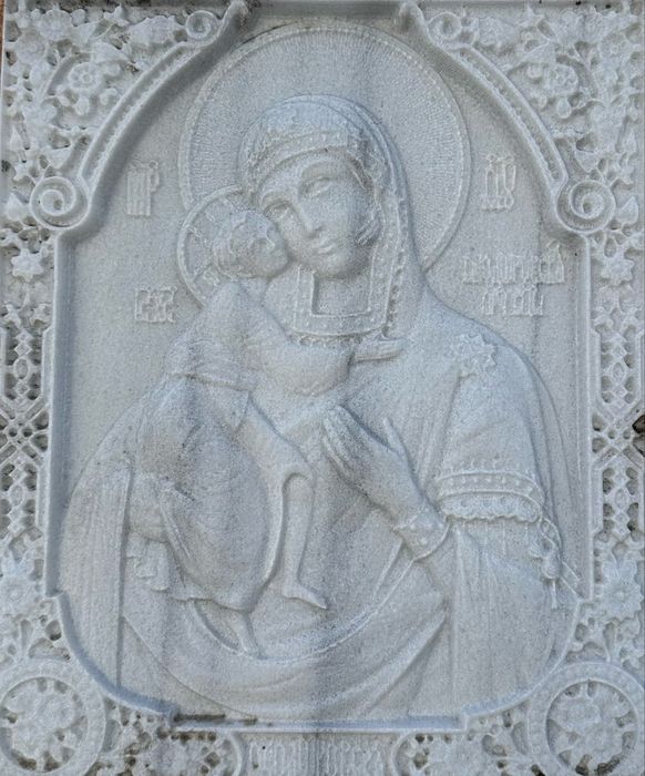 Икона от Мрамор на Дева Мария