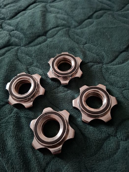Set 4 încuietori pentru bare de haltere 25 mm