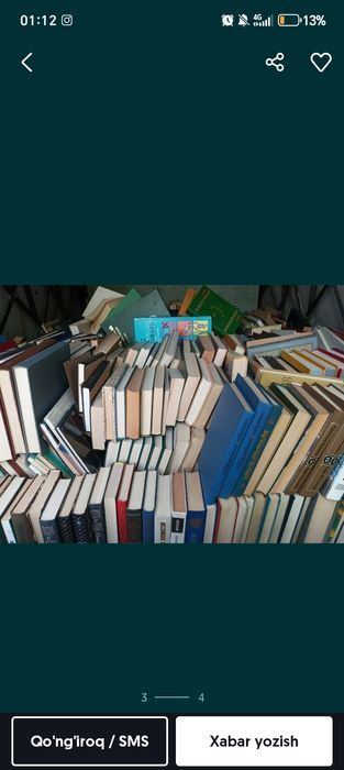 A-4 list oq qogoz daftar kitoblarni qimmat narxlarda olib ketamiz