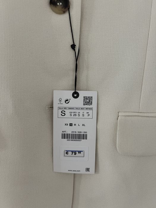 Sacou Zara, NOU, rrp 79€, marimea S
