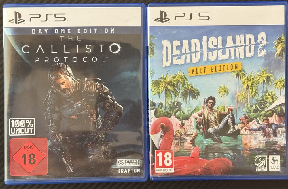 Callisto Protocol PS5 Dead Island 2 PULP Edition  PS5