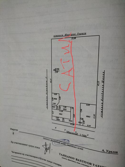 Ушаска сотилади  5.5 сотик