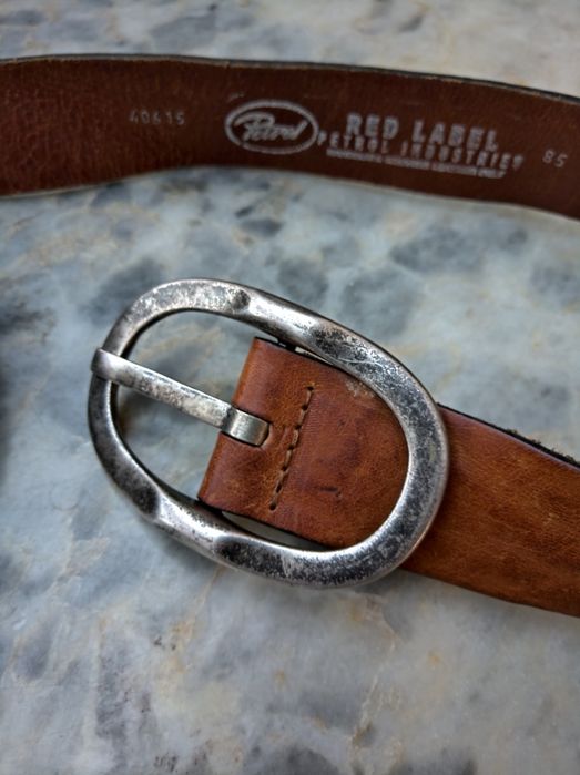 2бр.Колани естествена кожа. Италиански черен и кафяв