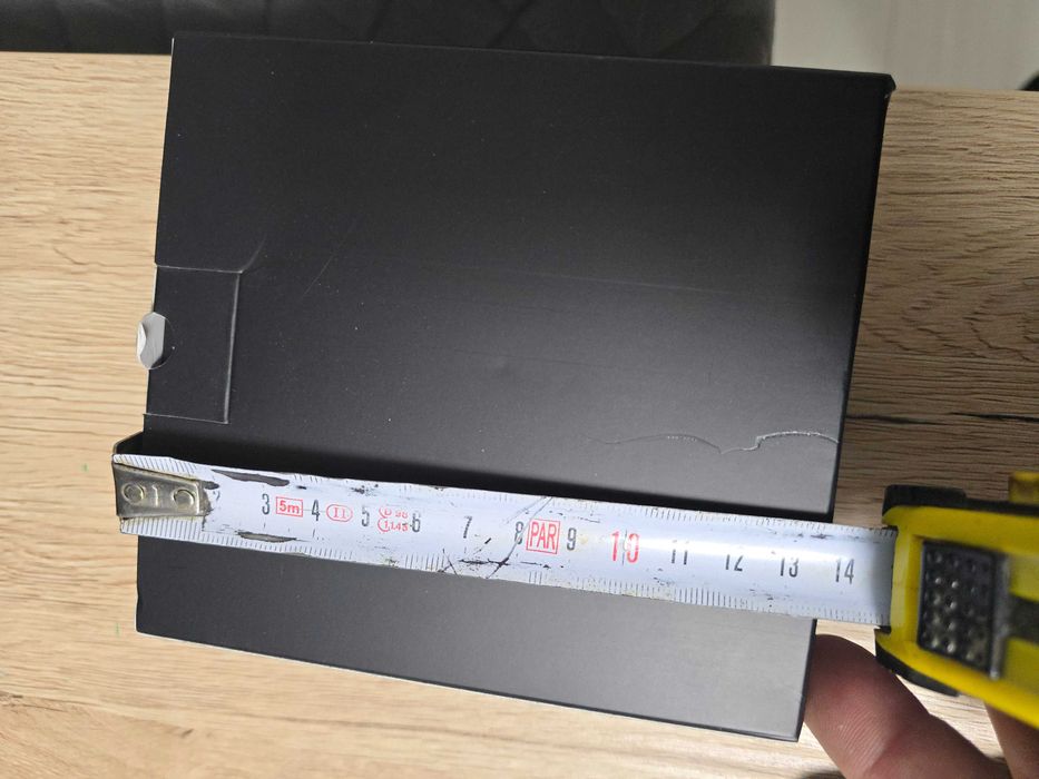 Nou - Cutii negre cadou 12x13x4 cm cu nchidere