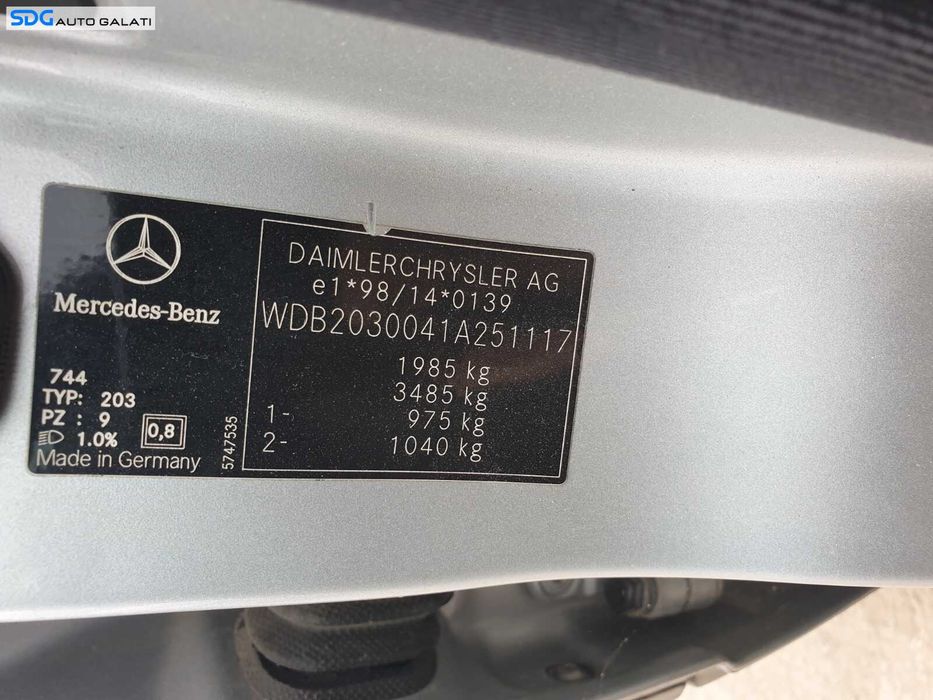 Chiulasa Chiuloasa Echipata cu Ax Axe Came Supape Tacheti 2.2 CDI Euro 3 OM611 611962 Mercedes W203 C200 C220 2001 - 2007