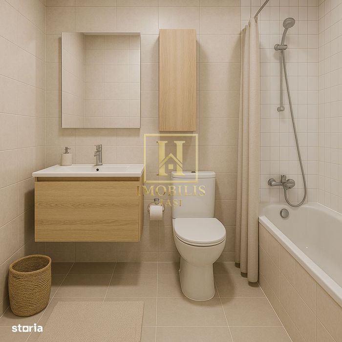 Apartament NOU 2 camere open space 43 mp Bucium 66500 euro