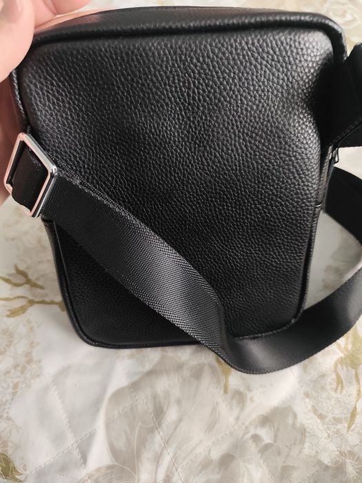 Мъжка чанта от естествена кожа