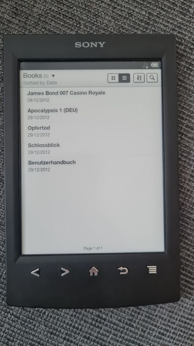 Електронен четец Sony PRS-T2