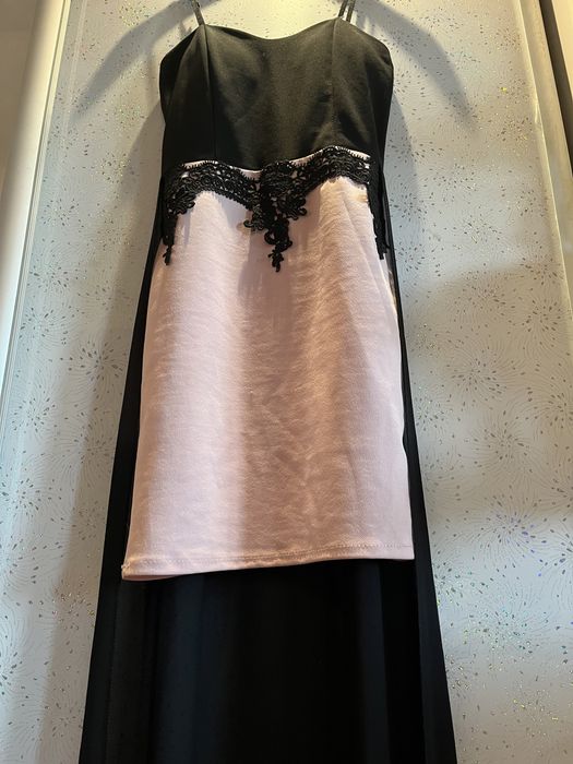 Rochie scurta cu trena