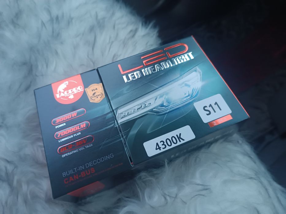 h4 лэд лампочки светят как галаген