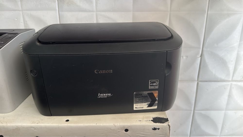 Принтер canon черно белый