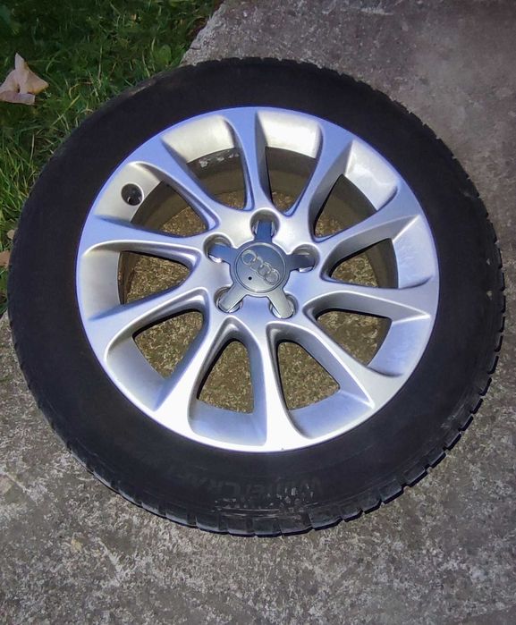 Комплект 16” алуминиеви джанти Audi + зимни гуми 205/55 R16