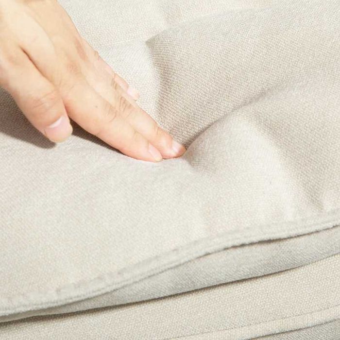 Люлеещ се стол HOMCOM, висока облегалка, рамка от бук, до 120 кг