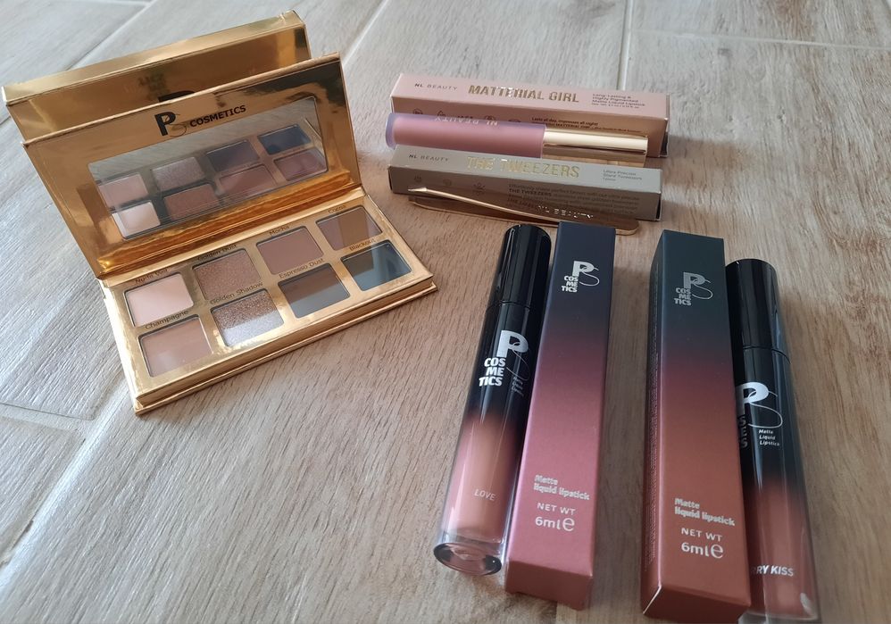 Козметика- палитра сенки, червило- PS Cosmetics, NL BEAUTY, Revolution, NYX