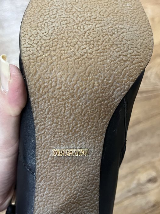 Кожаные  зимние сапожки