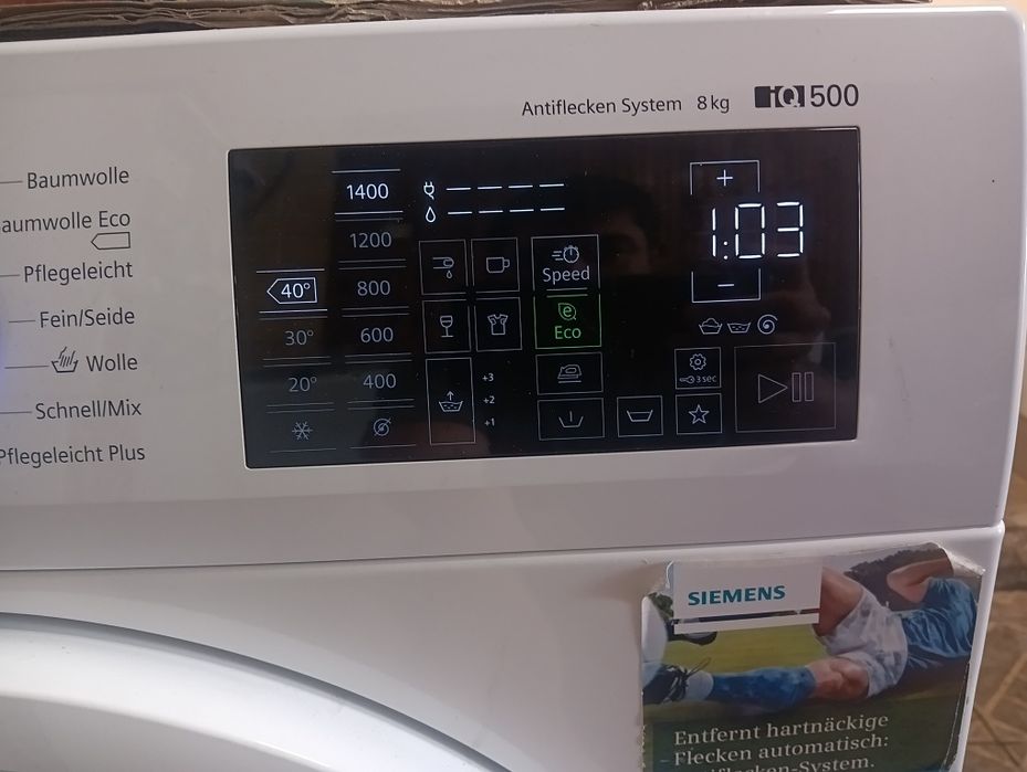 Като нова пералня Сименс Siemens IQ 500 A+++ 8кг 2 години гаранция!