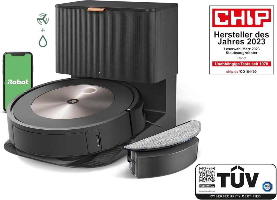 Прахосмукачка робот  iRobot Roomba Combo j5+ (j5576)