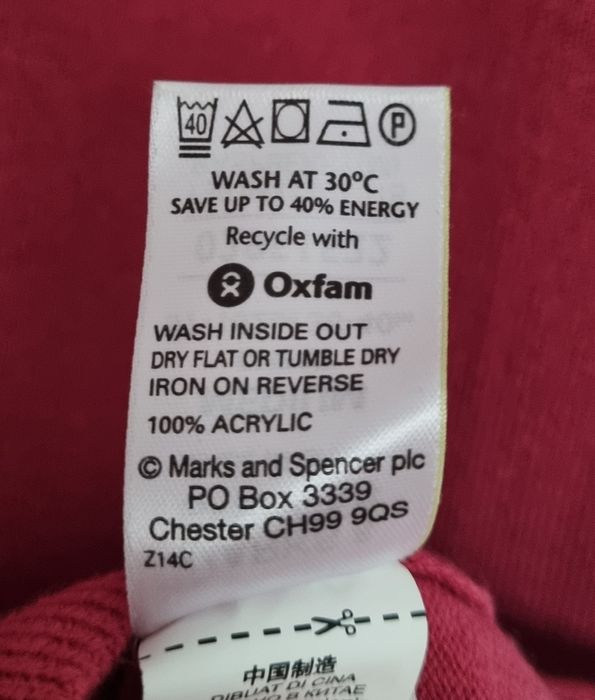 Pulover bărbați Marks&Spencer M roz-zmeură