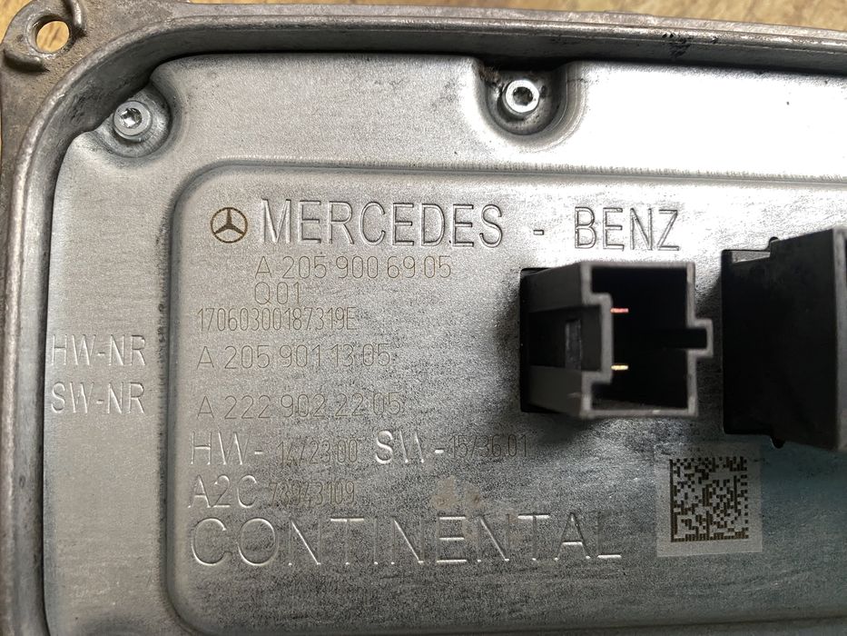 Droser Mercedes W205 W222 C217 A2059006905 calculator far led C-class