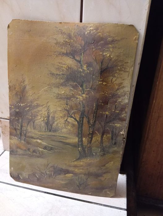 Vând set tablouri pictate manual