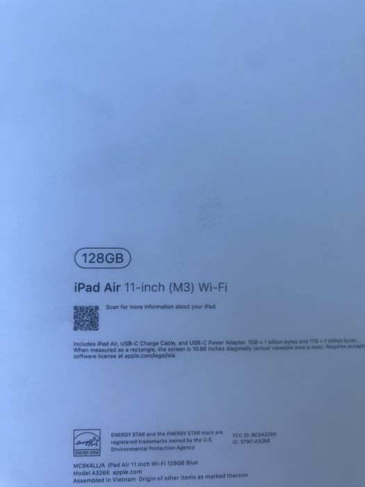 Ipad Air, 11-inch (M3) WiFi