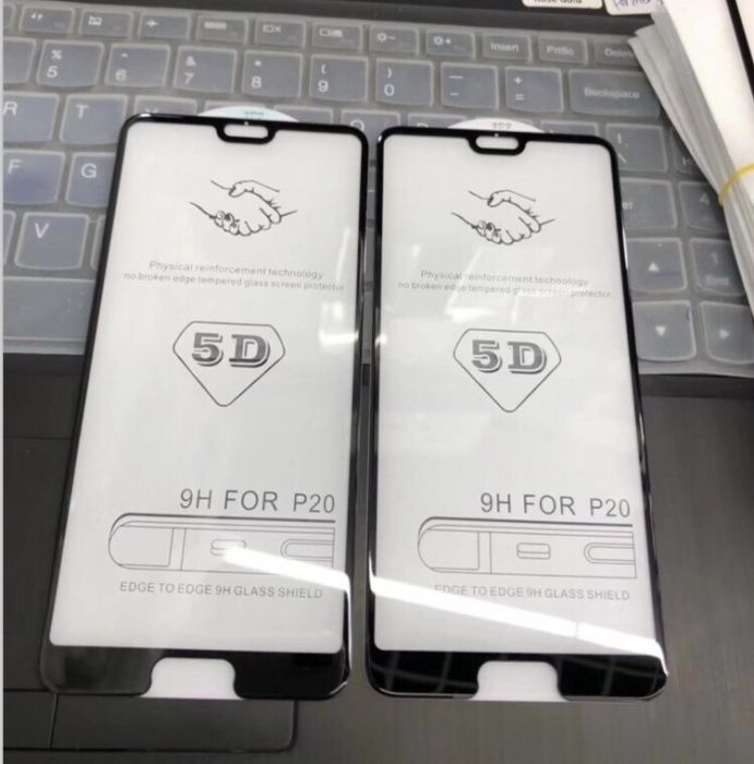 Folie sticla securizata 20D FULL GLUE pt Huawei P20, P20 lite, P20 Pro