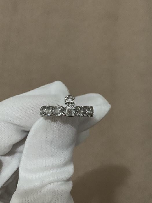 Vivienne WestWood Inel Crystal ajustabil