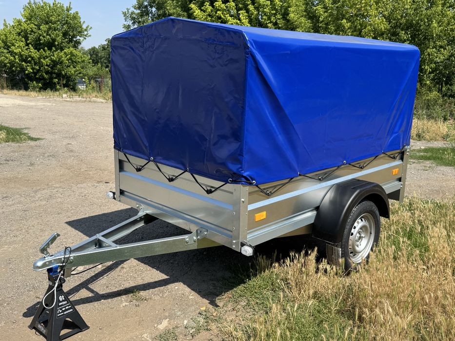 Remorcă nouă cu prelată 750 kg, dimensiuni 205x125x100 cm, RAR efectuat, posibilitate RATE‼️