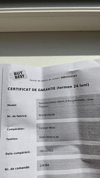 Ceas Smartwatch Samsung Galaxy watch 5 pro