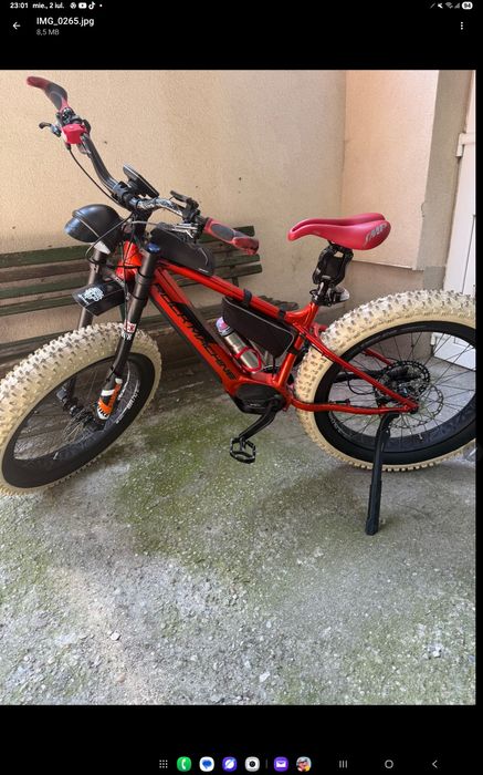 Cauciucuri Fat Bike 26x5,05 albe noi