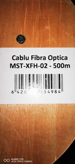 Cablu fibra optica 2 fire G657A2 interior 500m