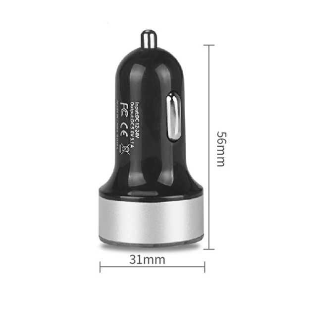Волтметър за кола с 2бр USB изхода за зареждане/ USB за запалка