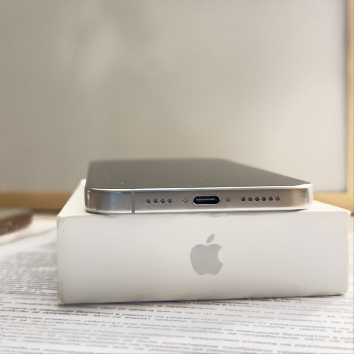 Apple iPhone 16 Pro Max 512GB White Titanium – Отлично състояние