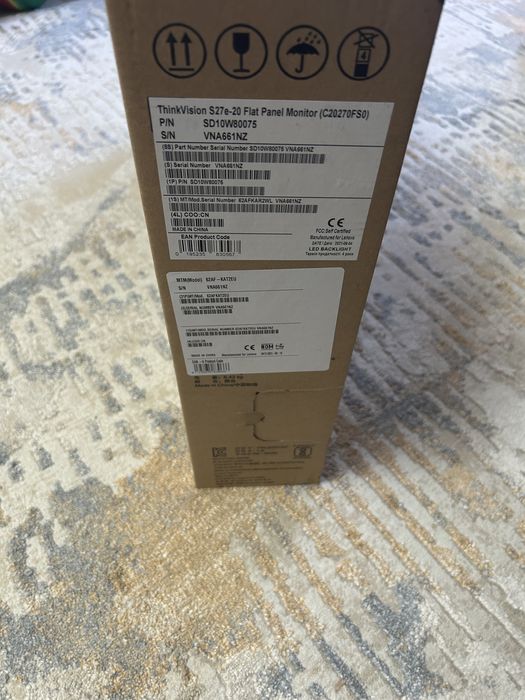 Монитор Lenovo  ThinkVision S27e-20