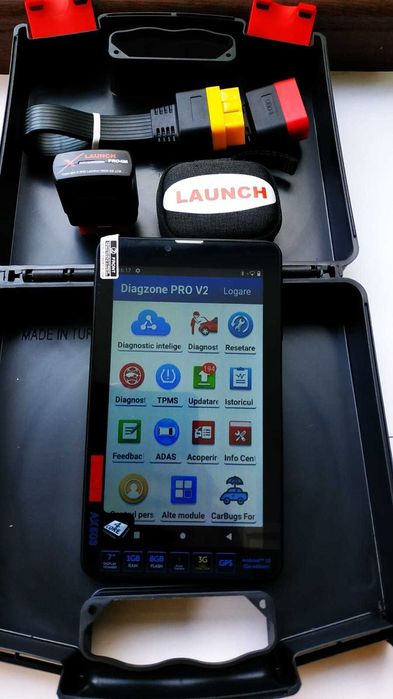 Kit Launch X431 Easydiag PRO4M, Lb Romana soft diagzone tester auto ...