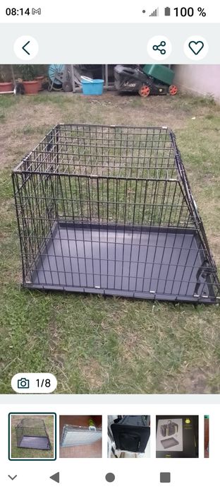 vând cușcă transport animale talie mare