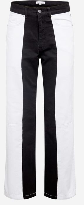 Дънки NU-IN black&white