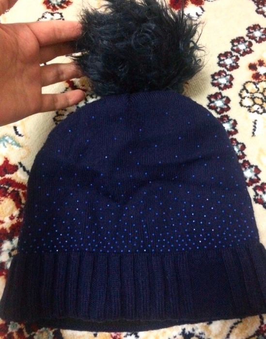 Шапка беретка хомут