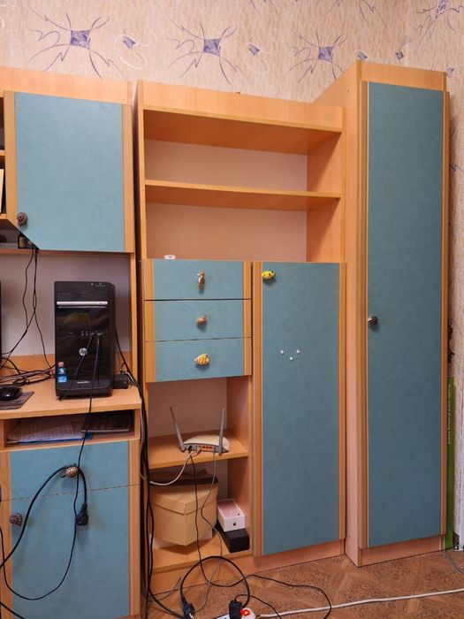 Детский шкаф компьютерный стол