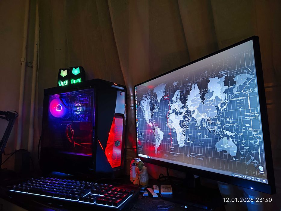 Геймърски Ryzen 5 5600X, RX 7600 8GB, RAM 16GB DDR4 3200