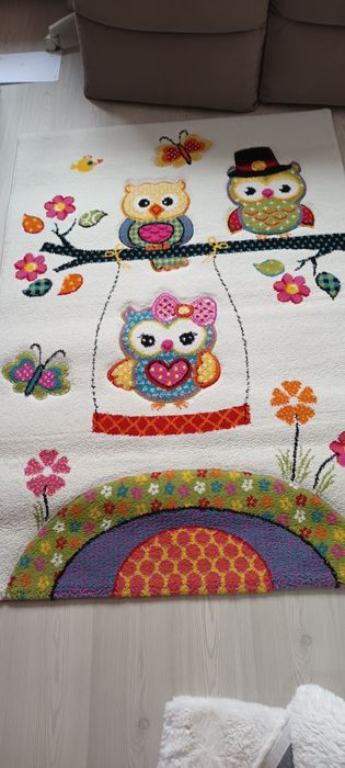 Covor copii, cu bufnite 120×170 cm Tulipo