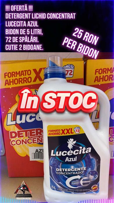 Detergent SPANIA Lichid Lucecita OCAZIE/OFERTA 25 RON 5 Litri