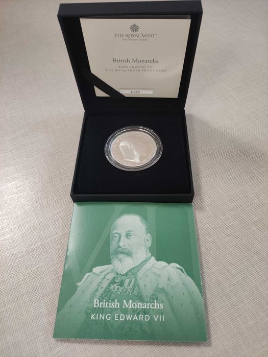 Британски монарси Великобритания 1 унция Сребърна монета Proof