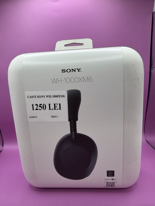 Casti Sony WH-1000XM6 •Matei Amanet Margeanului• 333D