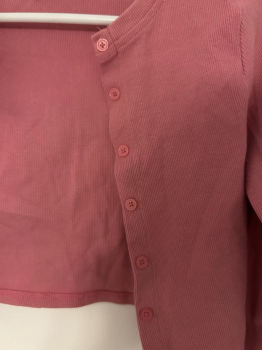 Cardigan scurt roz