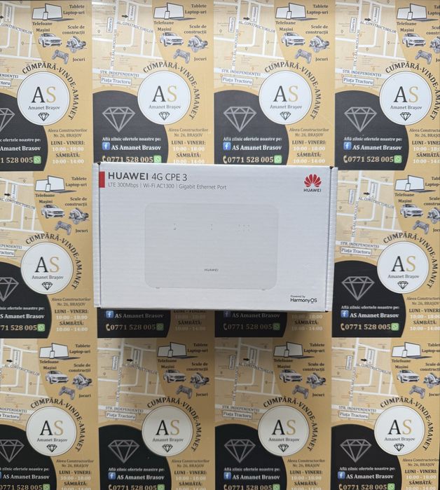 Router Huawei 4G CPE3  Nou cu Sim