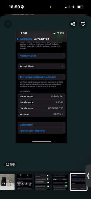 AirPods Pro 2 Noi Sigilate / Full Box – ANC + Sunet Premium