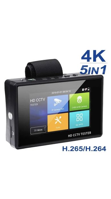 Видеотестер для IP и HD камер до 8 Мп