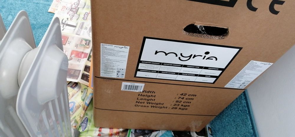 Bicicleta electric pliabila MYRIA Traveller MC3,SIGILATA,OFERTACRACIUN